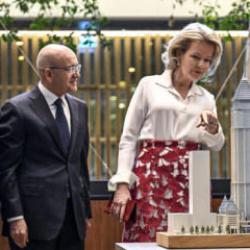 Bel&ccedil;ika Krali&ccedil;esi Mathilde, TCMB İstanbul Finans Merkezi Yerleşkesi'ni ziyaret etti