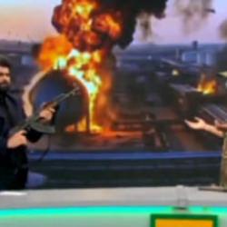 Devlet televizyonunda kullanımını anlattılar, BAE bayrağı dikkat &ccedil;ekti