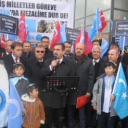 Doğu T&uuml;rkistanlılardan BM&rsquo;ye tarihi başvuru