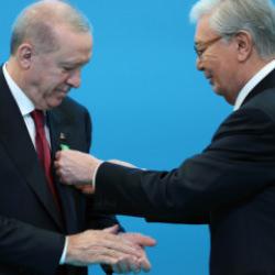 Kazakistan'dan anlamlı jest! İlk kez Cumhurbaşkanı Erdoğan'a verildi!
