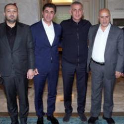 FIFA Genel Sekreteri Grafstr&ouml;m, Bakan Bak ve TFF Başkanı Hacıosmanoğlu ile bir araya geldi