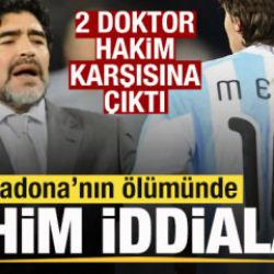 Maradona&rsquo;nın &ouml;l&uuml;m&uuml;nde yeni gelişme! Doktorlar hakim karşısında! İddialar şoke etti