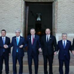 T&uuml;rk Devletleri Teşkilatı liderlerinden samimi kareler