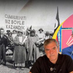 Yılmaz &Ouml;zdil CHP'deki r&uuml;şvet iddialarını tarihi Uşak fotoğrafıyla eleştirdi