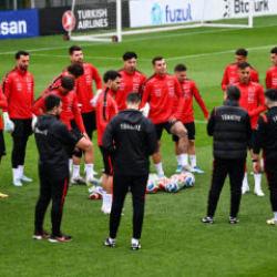 A Milli Takım D&uuml;nya Kupası &ouml;ncesi topbaşı yaptı