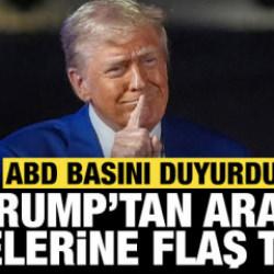 ABD basını duyurdu: Trump'tan Arap &uuml;lkelerine flaş talep!