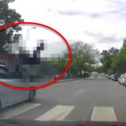 Ankara'da yaya ge&ccedil;idinde feci kaza anbean g&ouml;r&uuml;nt&uuml;lendi!