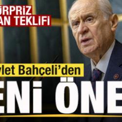 Devlet Bah&ccedil;eli'den yeni hamle &ouml;nerisi! S&uuml;rpriz &Ouml;calan teklifi