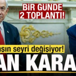 İran-ABD savaşının seyri değişiyor! Bir g&uuml;nde iki toplantı! '&Ccedil;ok farklı olacak' tehdidi!