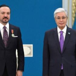 Kazakistan, K&uuml;rşad Zorlu&rsquo;yu "Dostluk Devlet Nişanı"na layık g&ouml;rd&uuml;