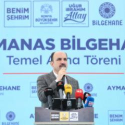 Konya B&uuml;y&uuml;kşehir Aymanas Bilgehane'nin temelini attı 