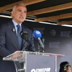 K&uuml;lt&uuml;r ve Turizm Bakanı Mehmet Nuri Ersoy'dan Etnospor Festivali'nde Gazze vurgusu!
