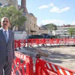 Başkan Altay, Mevlana Caddesi'nde yapılan &ccedil;alışmaları inceledi 