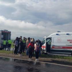 Aksaray'da feci kaza: 16 yaralı