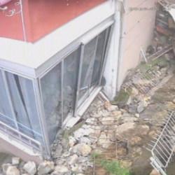 Amasya'da istinat duvarı &ccedil;&ouml;kt&uuml;