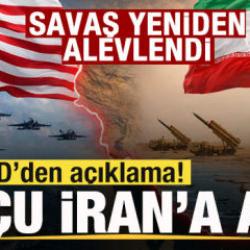 F&uuml;zeler ateşlendi! Savaş yeniden alevlendi ABD'den son dakika a&ccedil;ıklaması! Su&ccedil;u İran'a attı