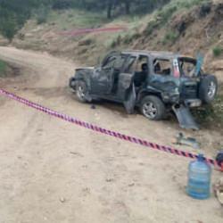 Kontrolden &ccedil;ıkan cip u&ccedil;urumdan yuvarlandı: 1 &ouml;l&uuml; 2 ağır yaralı