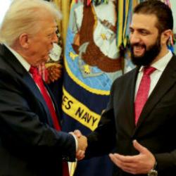 Şara'dan Trump'a kritik &ccedil;ağrı! ABD ve Suriye'den s&uuml;rpriz g&ouml;r&uuml;şme...
