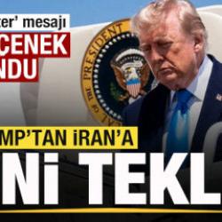 Son dakika: Trump'tan İran'a yeni teklif! 2 se&ccedil;enek sundu! 