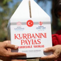 TDV Afyonkarahisar'da 450 kurban hissesinin etini ihtiya&ccedil; sahiplerine ulaştıracak