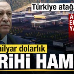 T&uuml;rkiye atağa ge&ccedil;ti! 6 milyar dolarlık tarihi hamle! A&ccedil;ılışını Başkan Erdoğan yapacak