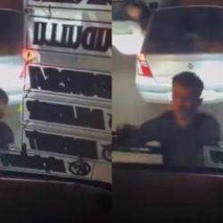 Balıkesir'de korku dolu anlar! Yolcu otob&uuml;s&uuml;n&uuml;n &ouml;n&uuml;n&uuml; kesti, rekor ceza yedi