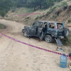 Aydın'da feci kaza: U&ccedil;uruma yuvarlanan cipte 1 kişi &ouml;ld&uuml;, 2 kişi ağır yaralandı