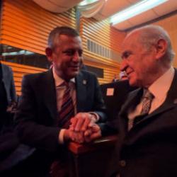 Bah&ccedil;eli ile &Ouml;zel Ko&ccedil; resepsiyonunda biraraya geldi