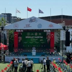 Bah&ccedil;elievler&rsquo;de 2071 &ccedil;ocuk bisiklet sevinci yaşadı!