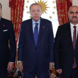Cumhurbaşkanı Erdoğan, Kerk&uuml;k Valisi'ni kabul etti