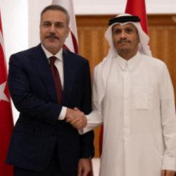 Dışişleri Bakanı Fidan, Katar Başbakanı Al Sani ile g&ouml;r&uuml;şt&uuml;