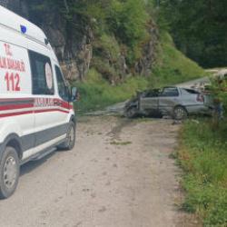 D&uuml;zce'de &ccedil;ekici şarampole devrildi: 1 &ouml;l&uuml;!