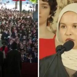 Harvard &Uuml;niversitesi'nin mezuniyetinde Kur'an-ı Kerim tilaveti