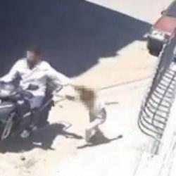 K&uuml;&ccedil;&uuml;k kızını motosikletle s&uuml;r&uuml;kleyen baba g&ouml;zaltına alındı