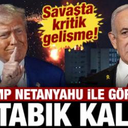 Netanyahu ve Trump arasında kritik savaş g&ouml;r&uuml;şmesi!