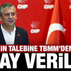 &Ouml;zg&uuml;r &Ouml;zel'in talebine TBMM'den onay &ccedil;ıktı: Karar verildi!
