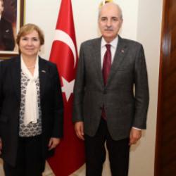 TBMM Başkanı Kurtulmuş, T&uuml;rkiye'nin Helsinki B&uuml;y&uuml;kel&ccedil;iliğini ziyaret etti