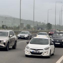 TEM Otoyolu'nu kullanacaklar dikkat! İstanbul y&ouml;n&uuml; trafiğe kapatılıyor