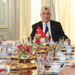 Ticaret Bakanı Bolat, Fransız iş d&uuml;nyası temsilcileriyle bir araya geldi