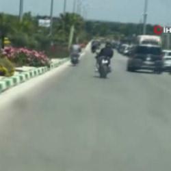 Trafikte akrobatik hareket yapan motosikletliye 46 bin TL ceza
