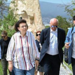 Yunanistan K&uuml;lt&uuml;r Bakanı Kapadokya'yı gezdi