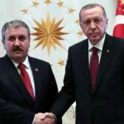 Başkan Erdoğan'dan Mustafa Destici&rsquo;ye tebrik mesajı