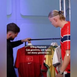 Erling Haaland'dan ay yıldızlı formaya b&uuml;y&uuml;k &ouml;vg&uuml;