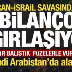 İran-İsrail savaşı son dakika! 3 şehir balistik f&uuml;zelerle vuruldu Suudi Arabistan'da alarm