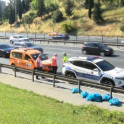 İstanbul'u kilitleyen kaza: TEM Otoyolu'nda trafik durdu