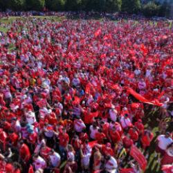 Kanada'da T&uuml;rkiye coşkusu! Vancouver'de muhteşem atmosfer