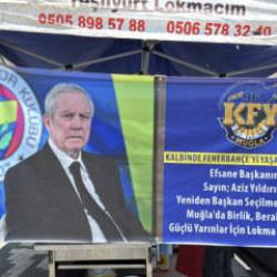 Muğla'da Aziz Yıldırım i&ccedil;in lokma d&ouml;k&uuml;ld&uuml;