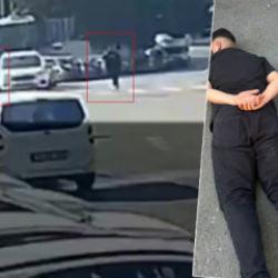 Otoko&ccedil;'a y&ouml;nelik silahlı saldırı anı kamerada