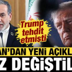 Trump'ın tehdidi sonrası İran'dan yeni a&ccedil;ıklama: Bu kez ağız değiştirdiler!