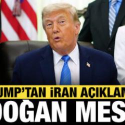 Trump'tan son dakika İran a&ccedil;ıklaması: Canlı yayına damga vuran Erdoğan s&ouml;zleri!